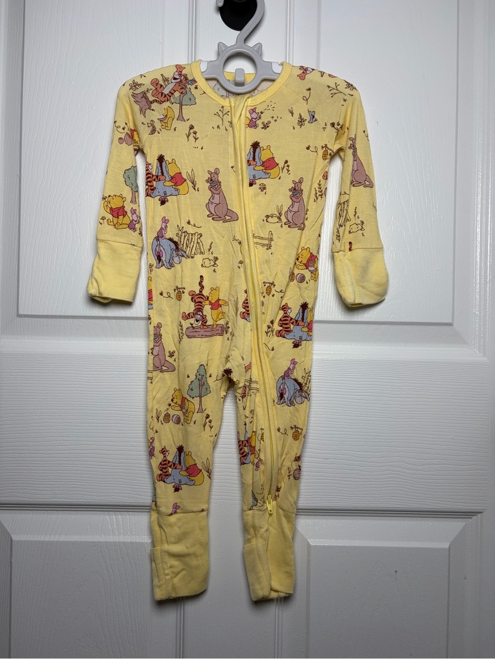 Little Sleepies Disney Playtime with Pooh Convertible Zippy Pajamas 3-6M